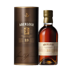 Aberlour 亚伯乐 高地 单一麦芽 苏格兰 威士忌 18年 陈酿 500ml春节年货 送礼佳选市场价多少钱？