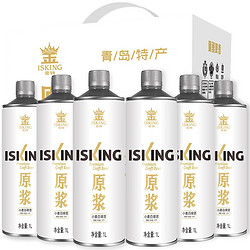 ISKING 金特 精酿原浆白啤酒1L*6桶整箱礼盒装包邮价多少钱？