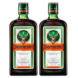 Jagermeister 野格 德国原瓶进口 野格圣鹿利口酒500ml*2 正品行货原装洋酒力娇酒电商卖多少钱？