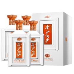 JINSHA 金沙 回沙酒 纪年酒1930  53度 酱香型白酒 500ml*4瓶 整箱电商卖多少钱？