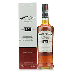 BOWMORE 15年 单一麦芽 苏格兰威士忌 43%vol 700ml批发价多少钱？