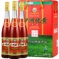 沙洲 优黄 苏派黄酒 江南名酿六年 粮食酿制黄酒 半干型 670ml*6瓶 整箱装市场价多少钱？