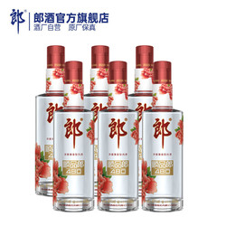 LANGJIU 郎酒 顺品郎红顺480浓酱兼香型白酒45度480ml*6瓶手提 都市光瓶酒市场价多少钱？