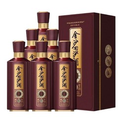 JINSHA 金沙 真实年份6年 53%vol 酱香型白酒 500ml*6瓶 整箱装电商卖多少钱？