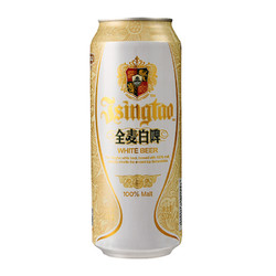 TSINGTAO 青岛啤酒 全麦白啤 11度 500ml*12听 大罐整箱装电商卖多少钱？