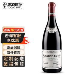 DOMAINE DE LA ROMANEE-CONTI 罗曼尼·康帝酒庄 罗曼尼康帝酒园红葡萄酒 Romanee-Conti 法国原瓶进口红酒 750ml 2006年行情价多少