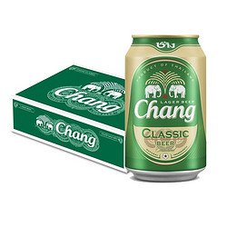 Chang 象牌 象啤 双象泰国大象啤酒 330ml*24听 泰国原装进口批发价多少钱？