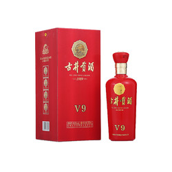 古井贡酒 浓香型白酒V9-40.6度500ml*1瓶酒厂直供礼盒装送礼酒水价格多少钱？