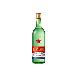 红星 二锅头56度绿瓶大二清香型固态纯粮发酵白酒口粮酒750ml×1瓶市场价多少钱？