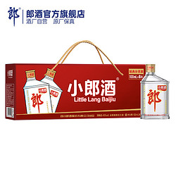 LANGJIU 郎酒 经典小郎酒45度浓酱兼香型白酒100ml*6瓶手提 纯粮酿造口粮酒价格多少钱？