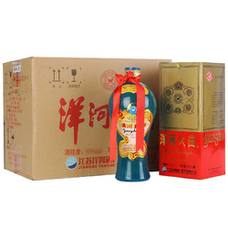 YANGHE 洋河 大曲老天蓝38度500ml*6瓶整箱浓香型白酒粮食酒口粮酒送礼包邮价多少钱？