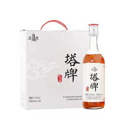 塔牌 元红 五年陈 干型 绍兴黄酒 500ml*6瓶 整箱装 花雕酒行情价多少