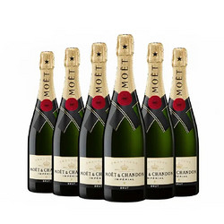 MOET & CHANDON 酩悦 Moet&Chandon）经典香槟皇室干型法国 葡萄酒 750mlx 6瓶/箱价格多少钱？