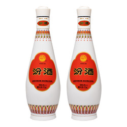 汾酒 山西汾酒 乳玻汾酒 琵琶汾 48度 475ml*2瓶  清香型白酒电商卖多少钱？