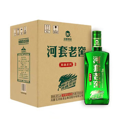 HETAOLIQUOR 河套酒业 河套老窖 英雄3 浓香型白酒 45度 500ml*6瓶整箱装电商补贴价多少钱？