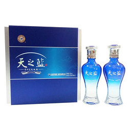 YANGHE 洋河 天之蓝 蓝色经典 52%vol 浓香型白酒 65ml*2瓶 双支装拼团价多少钱？