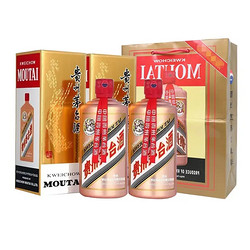 MOUTAI 茅台 飞天茅台 玫瑰金 53%vol 酱香型白酒 500ml*2瓶 双支装包邮价多少钱？