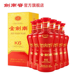 剑南春 金剑南 K6 52%vol 浓香型白酒 500ml*6瓶 整箱装电商卖多少钱？