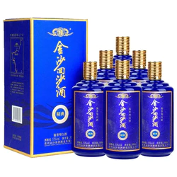 JINSHA 金沙 回沙酒 精典 53%vol 酱香型白酒  500ml*6瓶 整箱装行情价多少