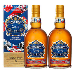 CHIVAS 芝华士 13年柔醇黑麦桶限定版 40°英国进口洋酒 苏格兰威士忌500ml*2批发价多少钱？