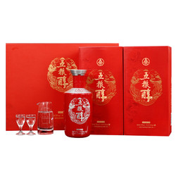 WULIANGYE 五粮液 股份公司出品五粮醇红装礼盒装500mL*2带礼袋酒具浓香白酒批发价多少钱？