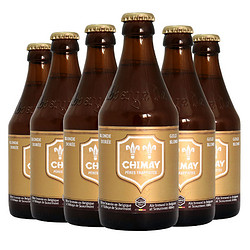 CHIMAY 智美 金帽啤酒 330m*6瓶包邮价多少钱？