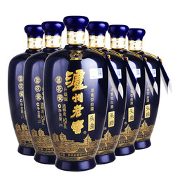 泸州老窖 头曲蓝花瓷52度1000ML*6浓香酒水白酒整箱特价大坛装泡酒价格多少钱？