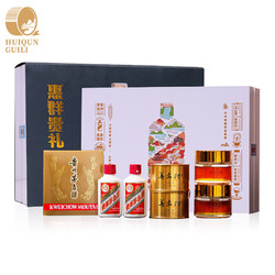 MOUTAI 茅台 飞天茅台 53%vol 酱香型白酒 50ml*2瓶 惠群贵礼礼盒批发价多少钱？