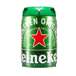 Heineken 喜力 铁金刚 啤酒5L*1桶市场价多少钱？