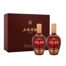 WULIANGYE 五粮液 五粮精酿 中国红 52%vol 浓香型白酒 500ml*2瓶 礼盒装批发价多少钱？