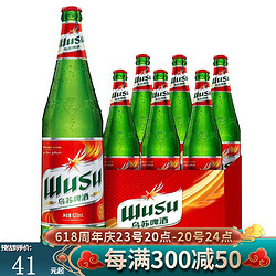 WUSU 乌苏啤酒 红乌苏啤酒 620ml*6瓶最终到手价多少钱？