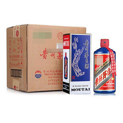 MOUTAI 茅台 颜色系列 蓝色 酱香型白酒 53度 500ml*6瓶 整箱装包邮价多少钱？