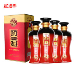 宣酒 小窖酿造 红宣 40%vol 浓香型白酒 500ml*4瓶 整箱装批发价多少钱？