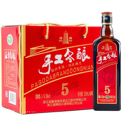 塔牌 绍兴黄酒 500ml*6瓶 整箱装 五年手工冬酿  半干型 花雕酒 加饭酒价格多少钱？