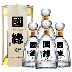 今世缘 [升级版550ml]今世缘 国缘 四开 优雅醇厚型 白酒 550ml*4 整箱装市场价多少钱？