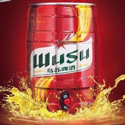 WUSU 乌苏啤酒 红乌苏啤酒 5L最终到手价多少钱？