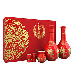 LANGJIU 郎酒 红花郎10 53%vol 酱香型白酒 500ml*2瓶*2 礼盒装电商卖多少钱？