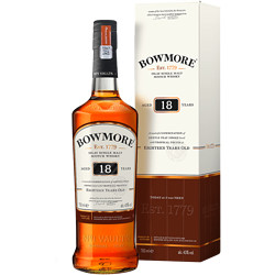 BOWMORE 波摩18年 单一麦芽 苏格兰威士忌 700ml 礼盒装电商补贴价多少钱？