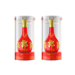 LANGJIU 郎酒 红花郎 15 陈酿 53%vol 酱香型白酒 500ml*2瓶装批发价多少钱？