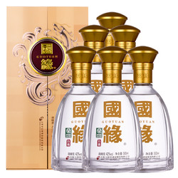 今世缘 国缘对开 42%vol 柔雅型白酒 500ml*6瓶 整箱装批发价多少钱？