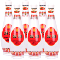 汾酒 48度 乳玻汾酒 琵琶汾 475ml*6瓶 清香型自饮白酒电商卖多少钱？