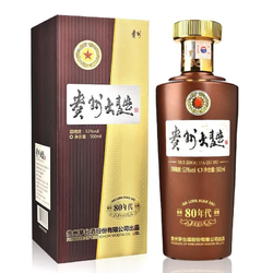 MOUTAI 茅台 贵州大曲 80年代 53%vol 酱香型白酒 500ml 单瓶装最终到手价多少钱？