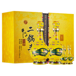 Niulanshan 牛栏山 经典二锅头 黄龙 清香型 白酒 52度 500ml*2瓶 125ml*2瓶 礼盒装价格多少钱？