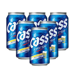 CASS 凯狮 啤酒 韩国原装进口 355ml*6罐拼团价多少钱？