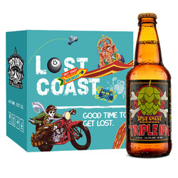 LOST COAST 迷失海岸 海鲸 三倍IPA 20.0°P 10.2%vol 美国进口 精酿啤酒 355ml*6瓶行情价多少