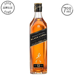 JOHNNIE WALKER 尊尼获加 黑牌黑方 40度 威士忌 700ml电商卖多少钱？