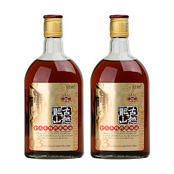 古越龙山 绍兴黄酒金三年500ml*2花雕酒糯米酒半干型绍兴老酒瓶装行情价多少