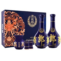 LANGJIU 郎酒 青花郎 53度 酱香型白酒 500ml*2瓶 礼盒装包邮价多少钱？