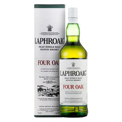 LAPHROAIG 拉弗格 四桶 单一麦芽 苏格兰威士忌 1000mL 礼盒装价格多少钱？