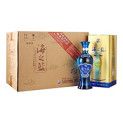 YANGHE 洋河 蓝色经典海之蓝旗舰版52度520ml*6瓶整箱装绵柔浓香型白酒包邮价多少钱？